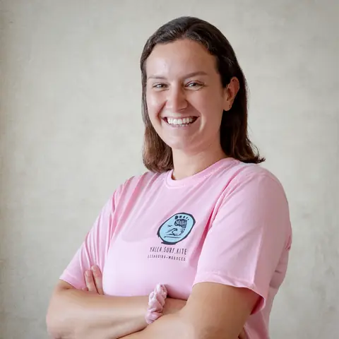 Clara, moniteur de wingfoil à Essaouira